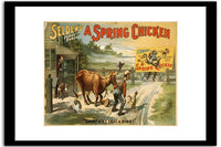 A Spring Chicken  Wpa Vintage Advertising Fine Art Print