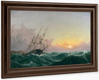 A Storm Breaking Away Spanierman By Fitz Henry Lane Fine Art Print