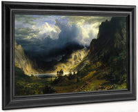 A Storm In The Rocky Mountains Mt Rosalie 1866 By Albert Bierstadt Fine Art Print