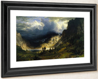 A Storm In The Rocky Mountains Mt Rosalie 1866 By Albert Bierstadt Fine Art Print