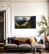 A Storm In The Rocky Mountains Mt Rosalie 1866 By Albert Bierstadt Fine Art Print