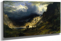 A Storm In The Rocky Mountains Mt Rosalie 1866 By Albert Bierstadt Fine Art Print