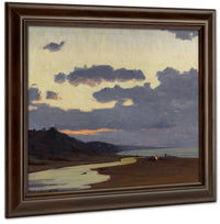 A Stormy Evening By Frank V. Dudley Fine Art Print