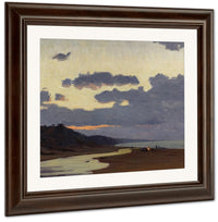 A Stormy Evening By Frank V. Dudley Fine Art Print