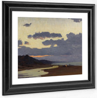 A Stormy Evening By Frank V. Dudley Fine Art Print