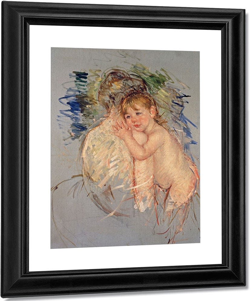 A Study For 'Le Dos Nu' By Mary Cassatt Fine Art Print