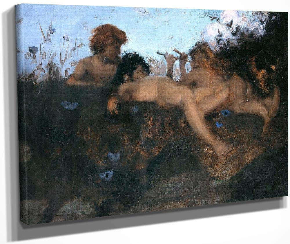 A Summer Idyl By John Singer Sargent Fine Art Print