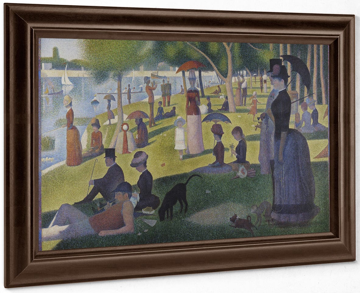 A Sunday On La Grande Jatte    1884 By Georges Pierre Seurat Fine Art Print