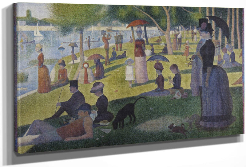 A Sunday On La Grande Jatte    1884 By Georges Pierre Seurat Fine Art Print