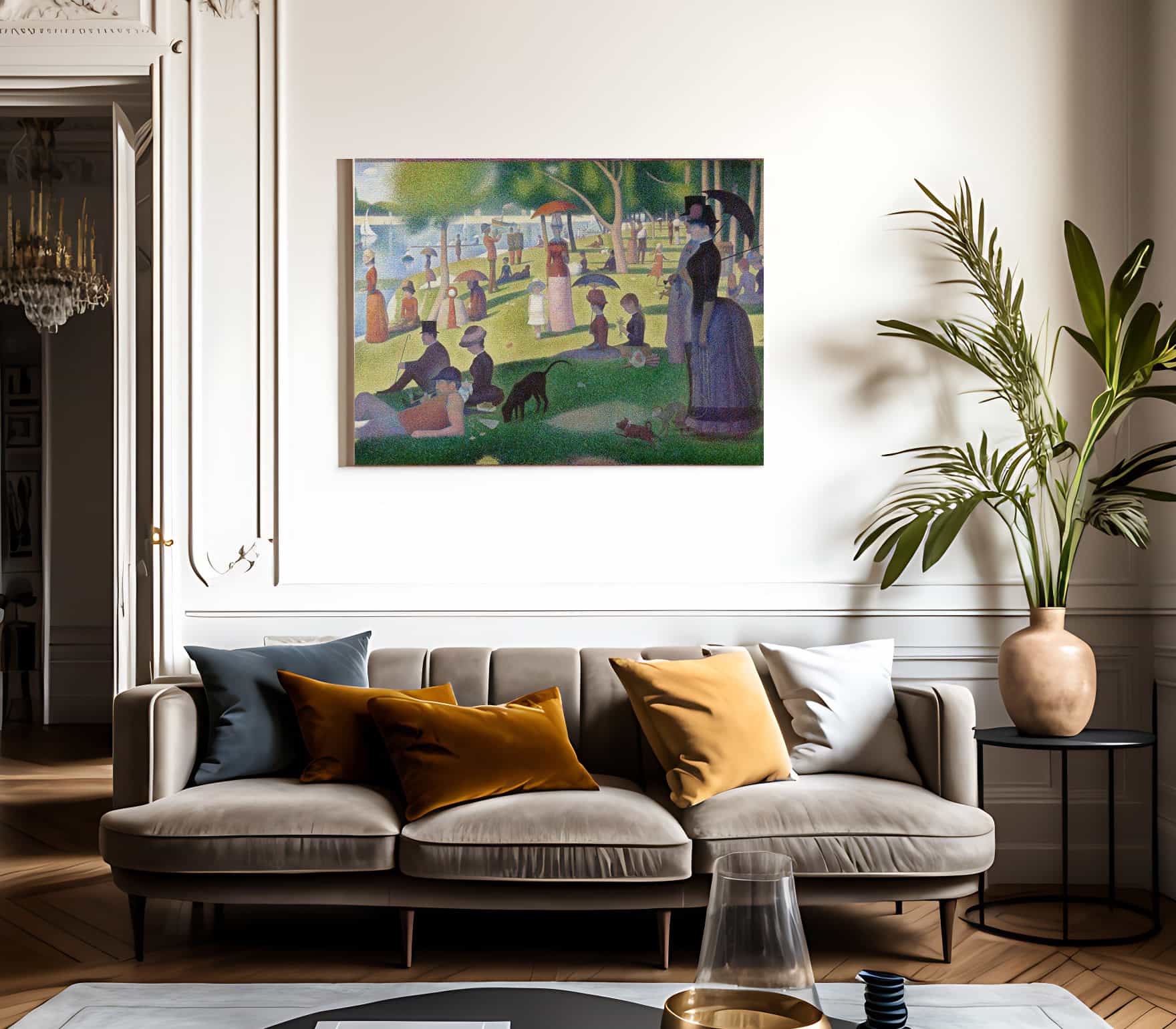 A Sunday On La Grande Jatte 1886 By Georges Seurat Fine Art Print