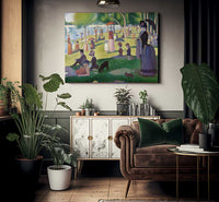 A Sunday On La Grande Jatte 1886 By Georges Seurat Fine Art Print