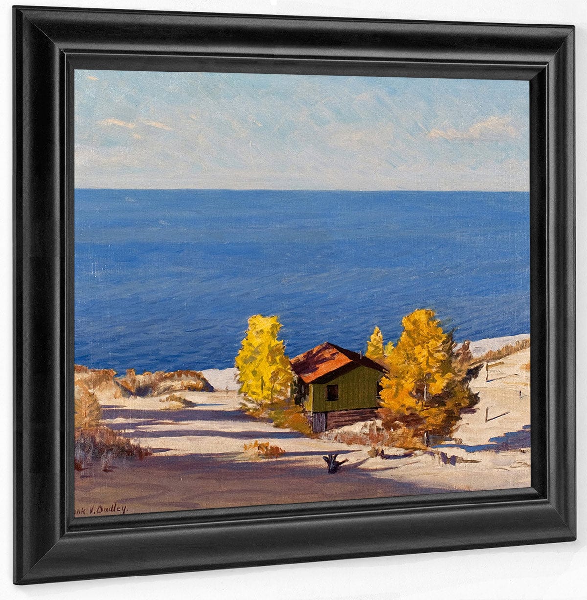 A Sunny Autumn Day By Frank V. Dudley Fine Art Print