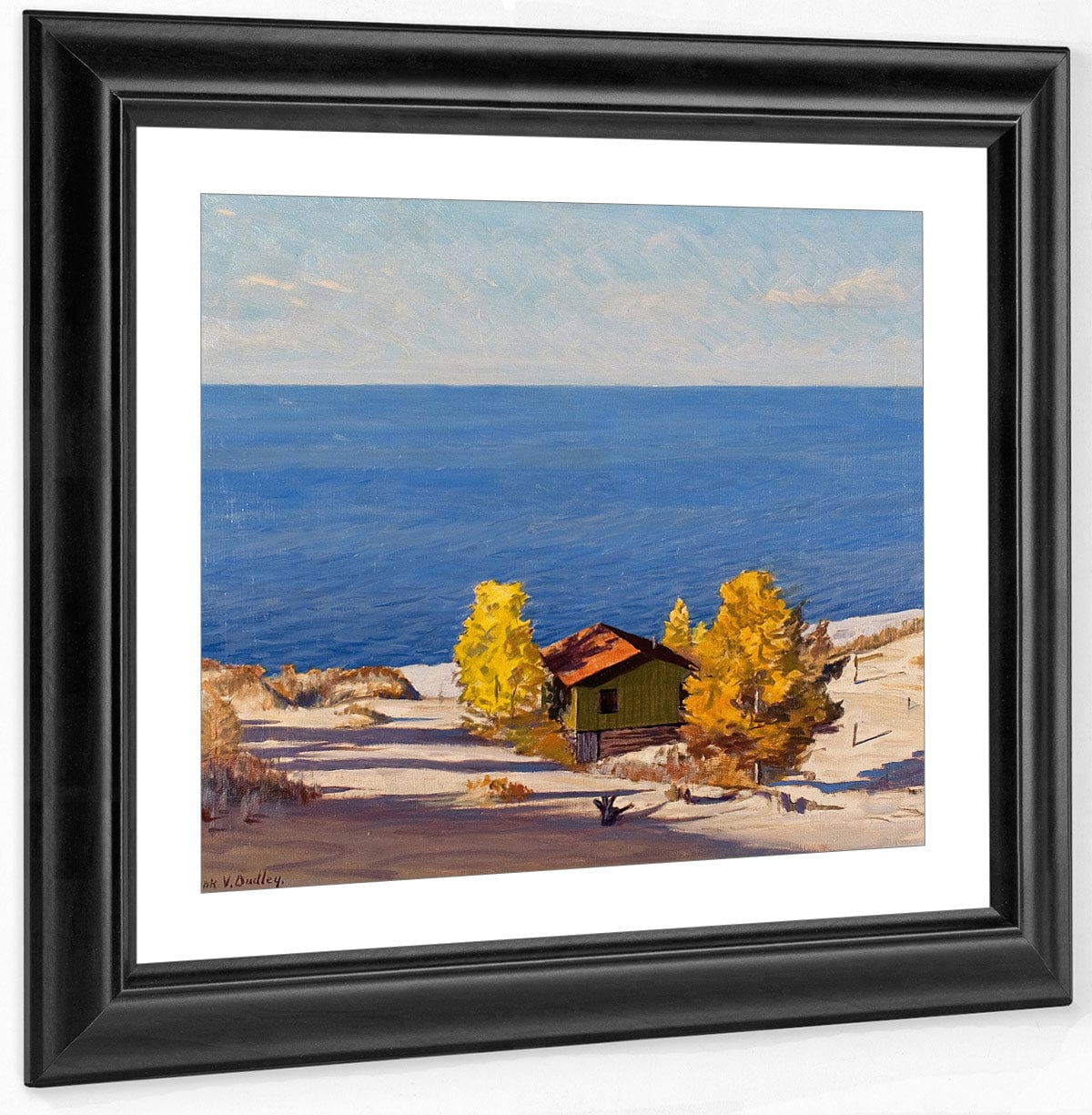 A Sunny Autumn Day By Frank V. Dudley Fine Art Print