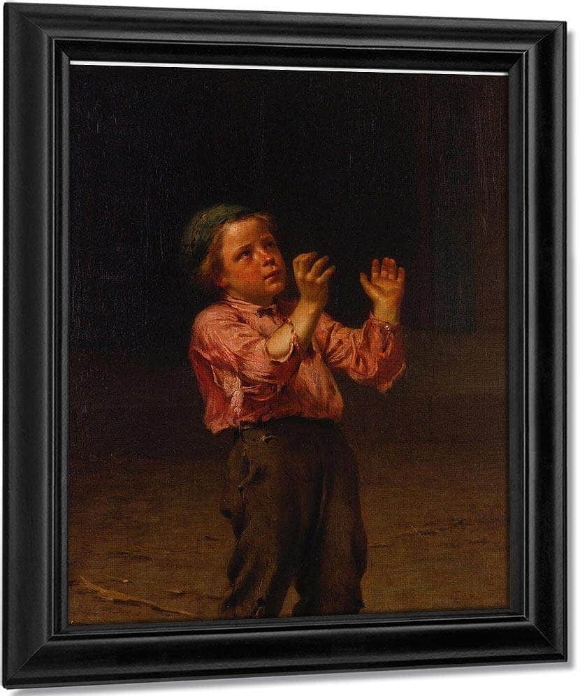 A Sure Catch By John George Brown Fine Art Print