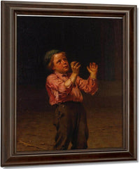 A Sure Catch By John George Brown Fine Art Print