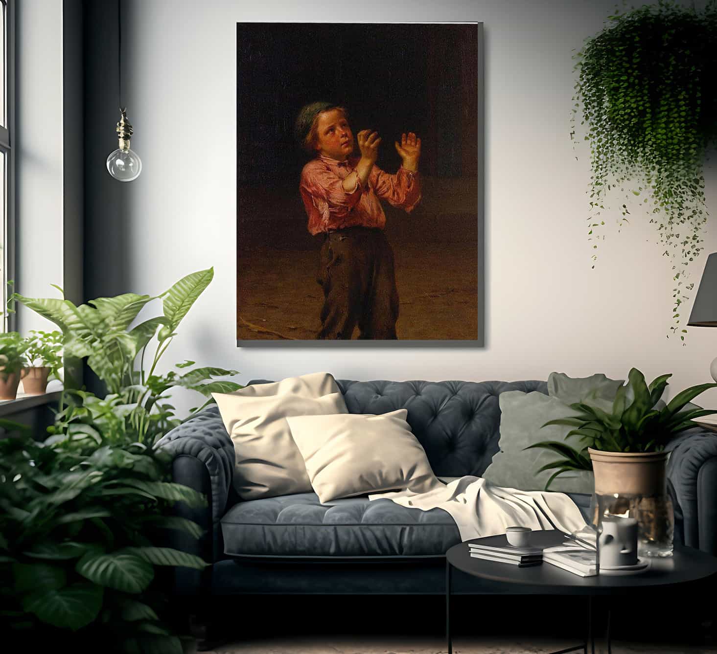 A Sure Catch By John George Brown Fine Art Print