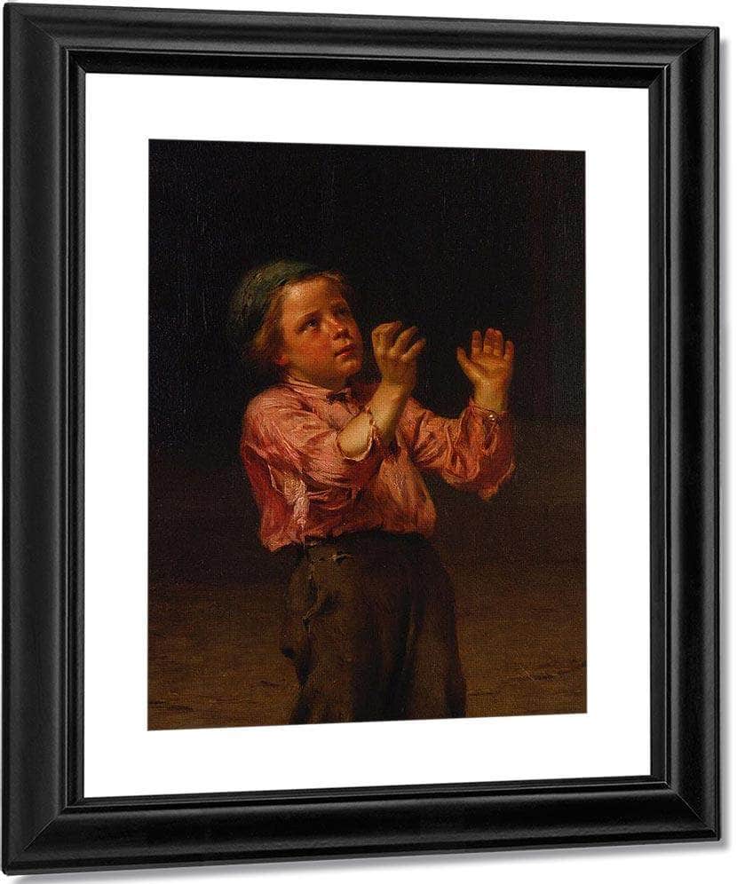 A Sure Catch By John George Brown Fine Art Print