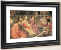 A Tale From The Decameron By John Waterhouse Fine Art Print