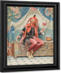 A Touch Of Humor Study By John Watkins Fine Art Print