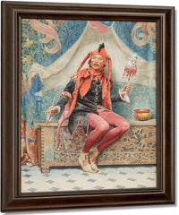 A Touch Of Humor Study By John Watkins Fine Art Print