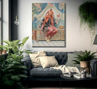 A Touch Of Humor Study By John Watkins Fine Art Print