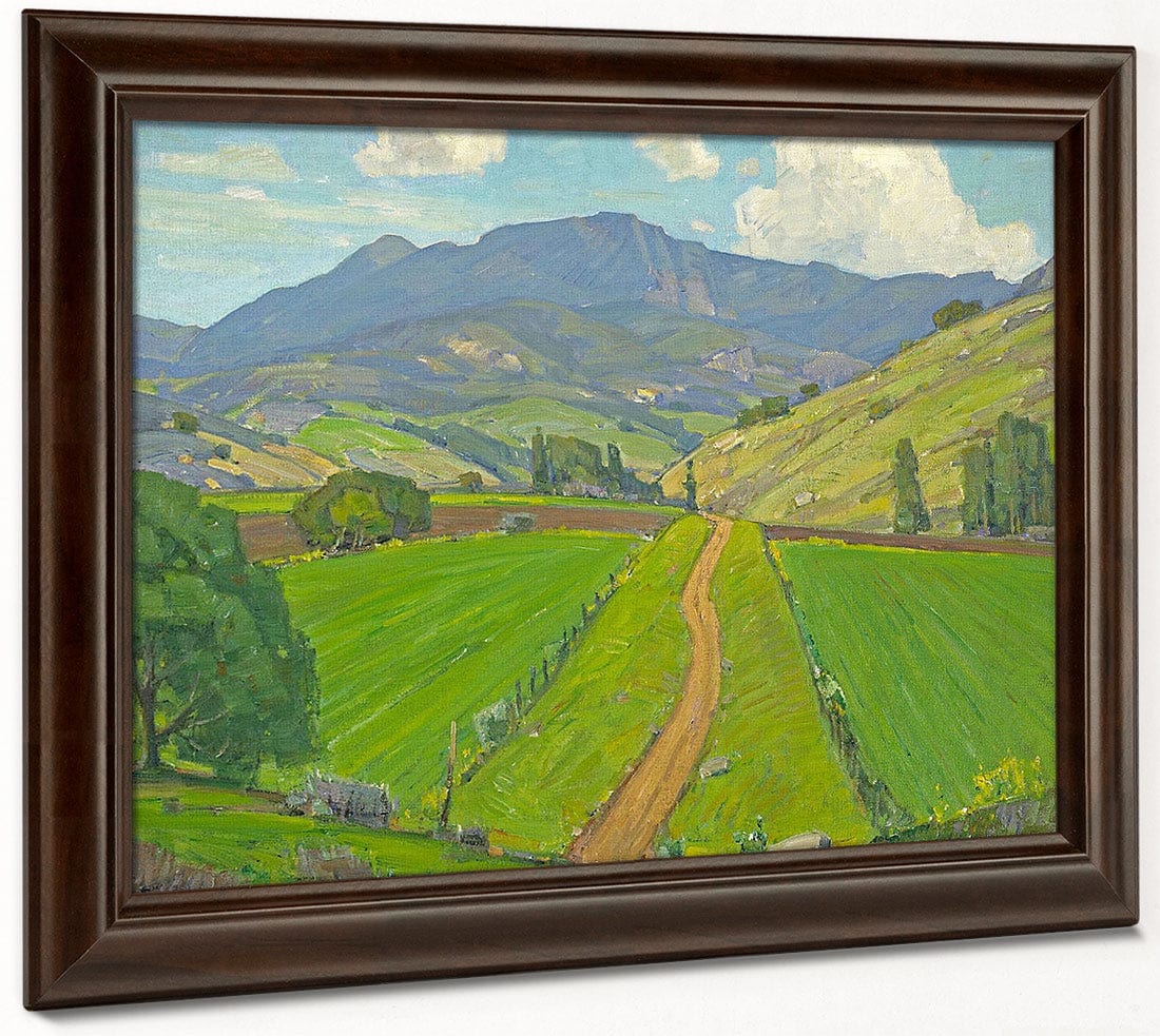 A Trickle Of Road By William Wendt Fine Art Print