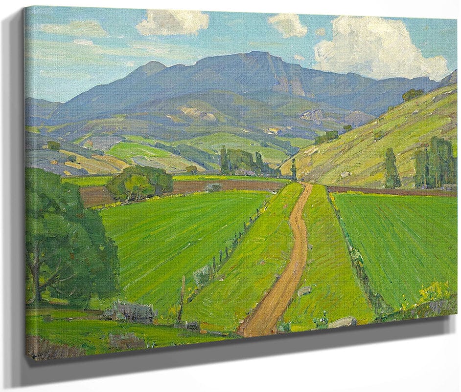 A Trickle Of Road By William Wendt Fine Art Print