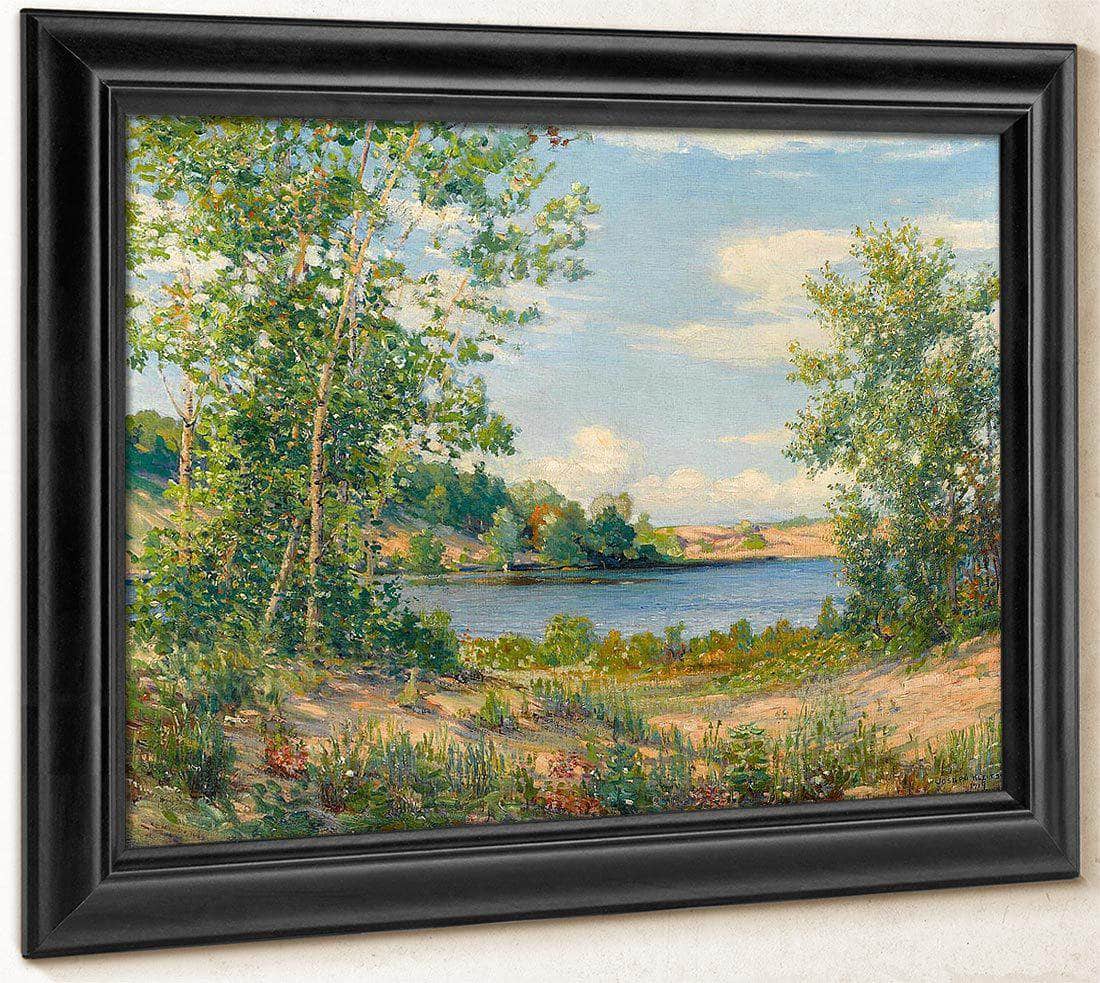 A View Across The Lake, Saugatuck, Michigan, 1919 Fine Art Print