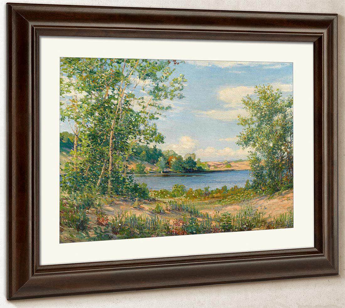 A View Across The Lake, Saugatuck, Michigan, 1919 Fine Art Print
