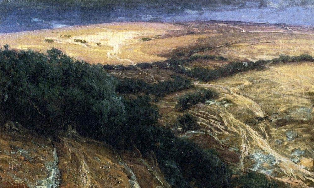 A View In Palestine By Henry Ossawa Tanner Fine Art Print