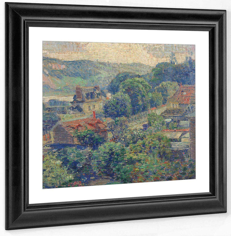 A View Of A French Village, 1926 By Joseph Kleitsch Fine Art Print