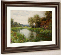 A View Of Risle Valley, Normandy By Louis Aston Knight Fine Art Print