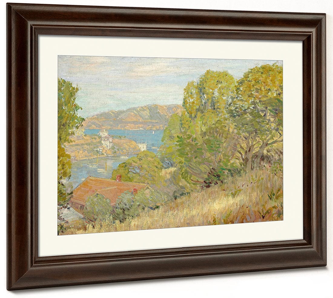 A View Of The Bay, 1915 By Anna Lee Stacey Fine Art Print