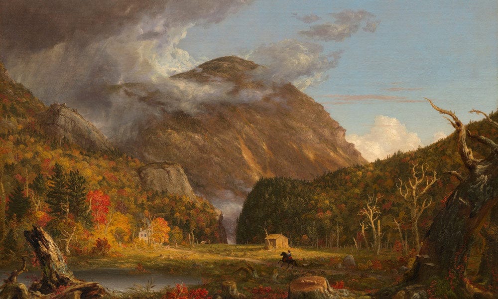 A View Of The Mountain Pass Called The Notch Of The White Mountains Crawford Notch 1839 By Thomas Cole Fine Art Print