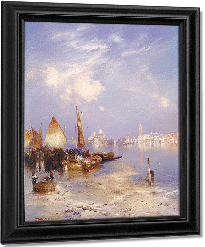 A View Of Venice By Thomas Moran Fine Art Print
