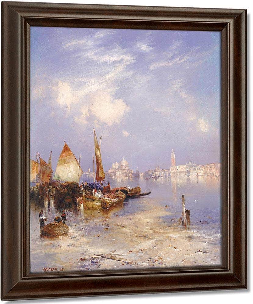 A View Of Venice By Thomas Moran Fine Art Print