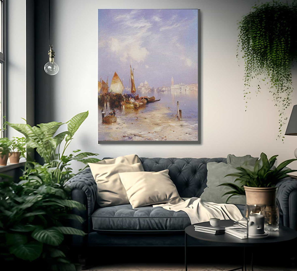 A View Of Venice By Thomas Moran Fine Art Print