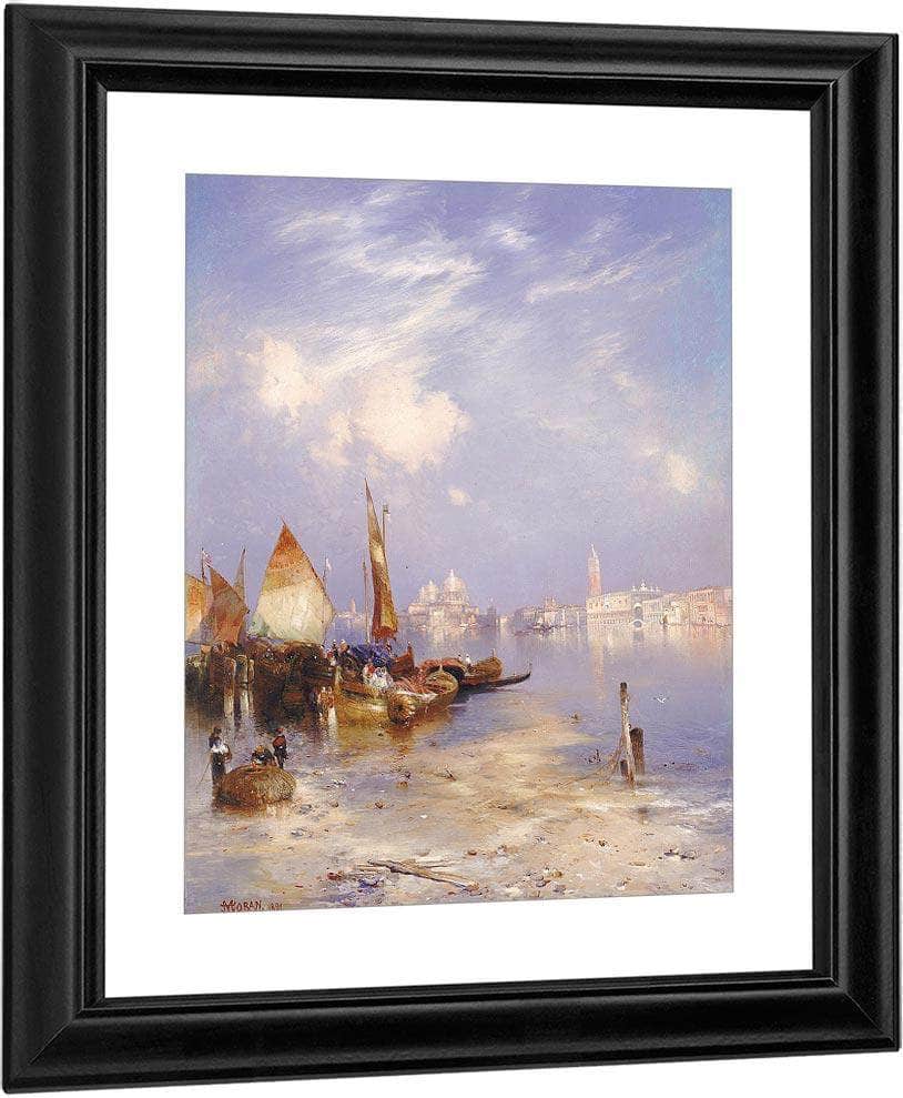 A View Of Venice By Thomas Moran Fine Art Print