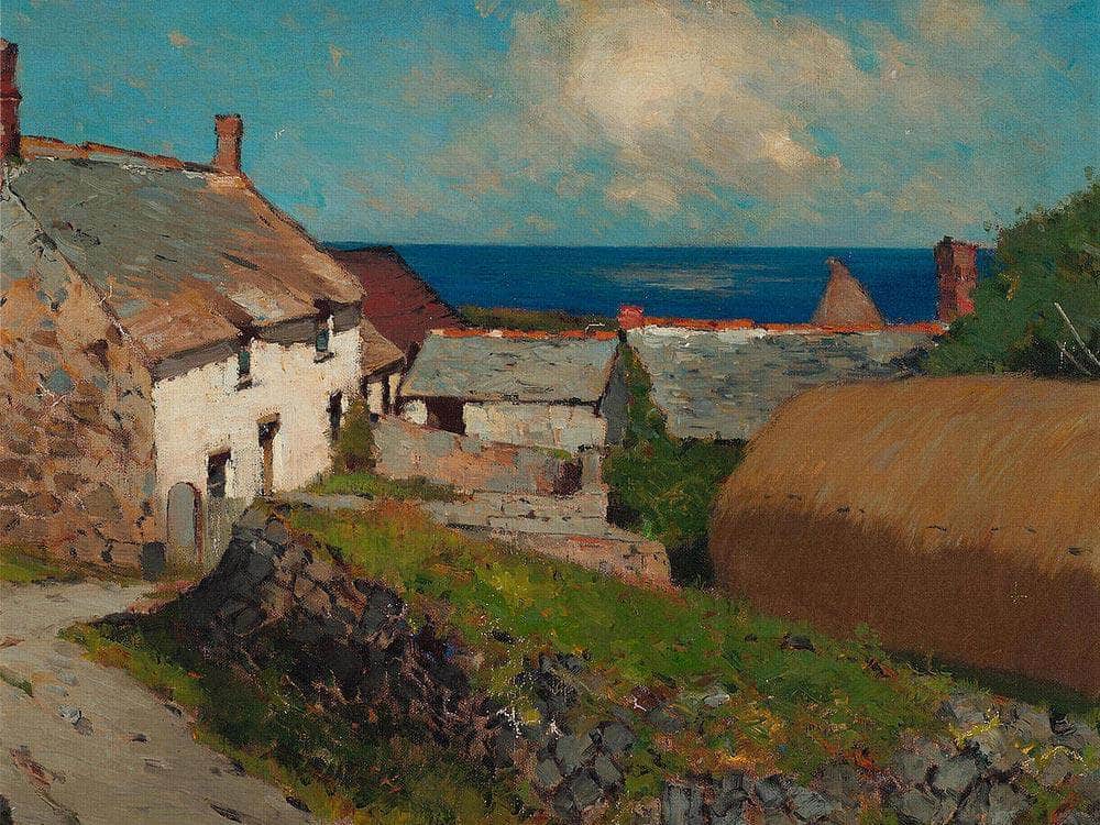 A View To The Sea By William Wendt Fine Art Print