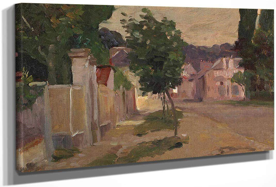 A Village At Dusk By Colin Campbell Cooper Fine Art Print