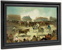 A Village Bullfight By Francisco De Goya Fine Art Print
