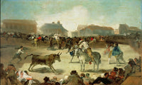 A Village Bullfight By Francisco De Goya Fine Art Print