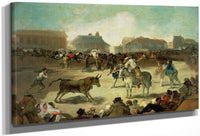 A Village Bullfight By Francisco De Goya Fine Art Print