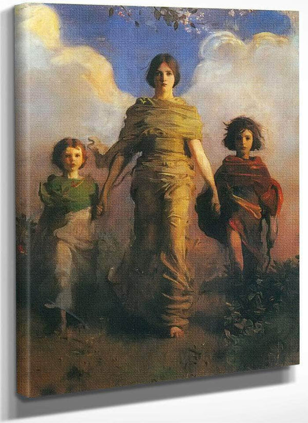 A Virgin by Abbott By Handerson By Thayer Fine Art Print