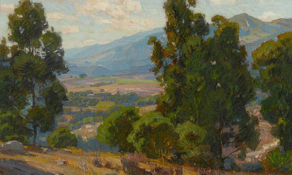 A Vista Of California (La Canada) 1916 By William Wendt Fine Art Print