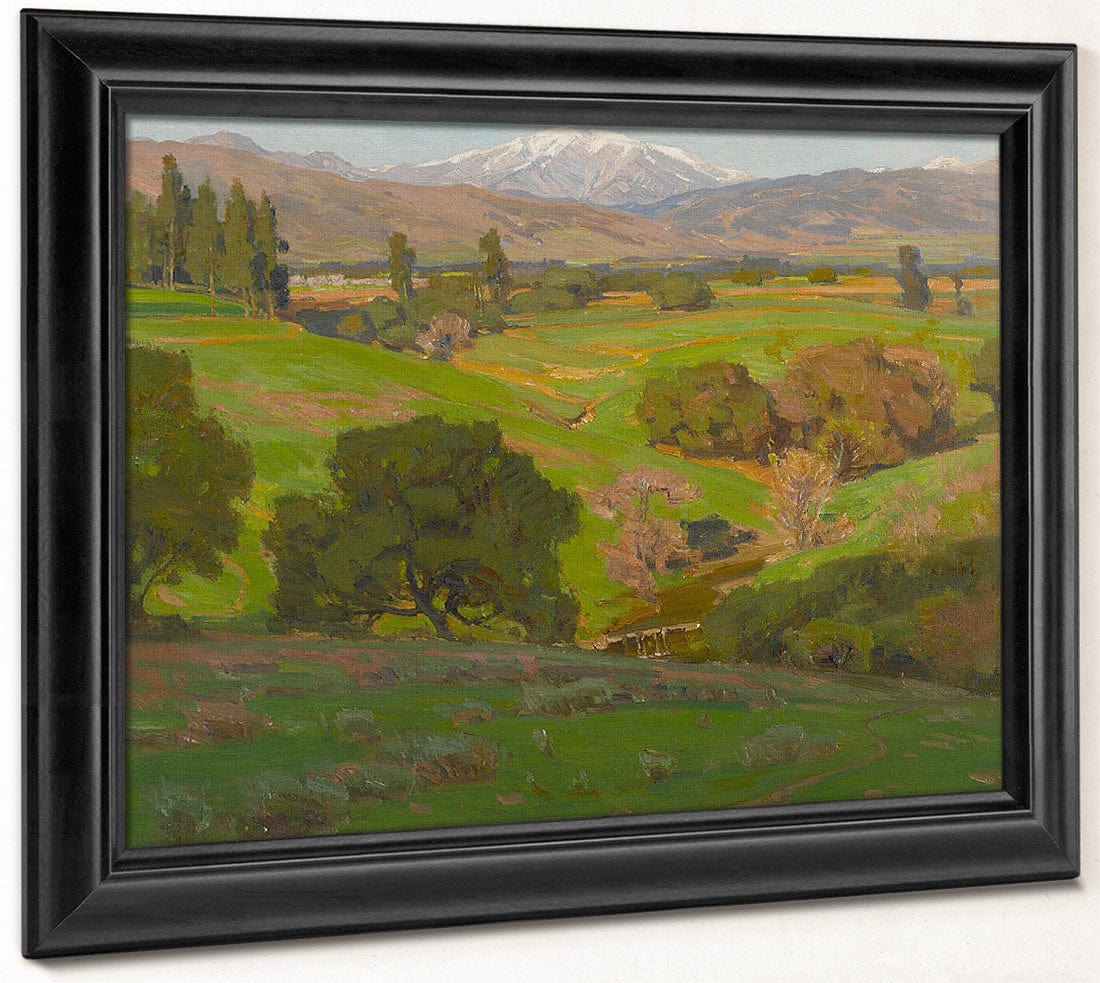 A Vista Towards Mt. Baldy By William Wendt Fine Art Print