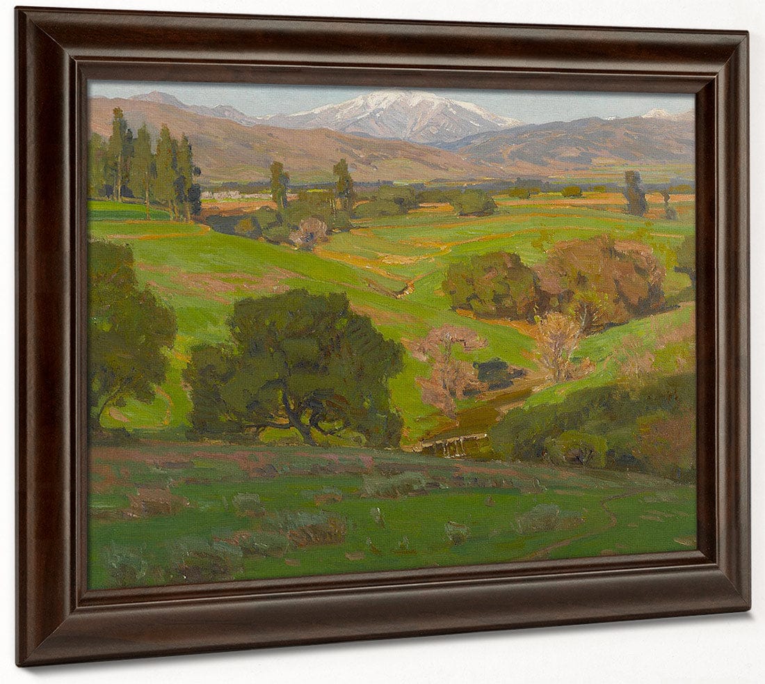 A Vista Towards Mt. Baldy By William Wendt Fine Art Print