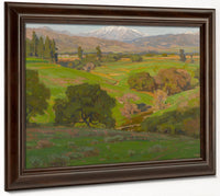 A Vista Towards Mt. Baldy By William Wendt Fine Art Print