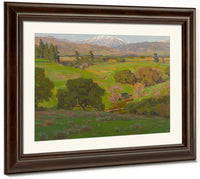 A Vista Towards Mt. Baldy By William Wendt Fine Art Print