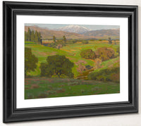 A Vista Towards Mt. Baldy By William Wendt Fine Art Print